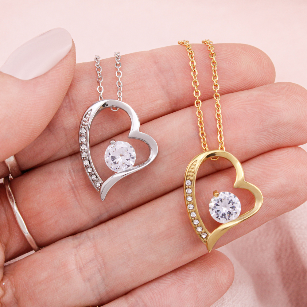 Forever Love Necklace – Dad to Daughter Gift | Faith & Legacy Jewelry