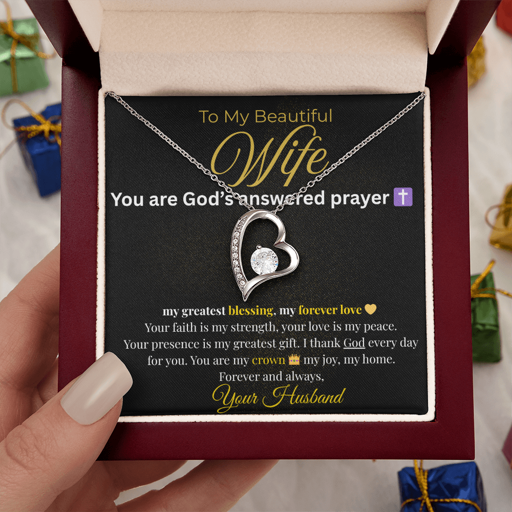Answered Prayer Necklace | Elegant Gift for Wife π