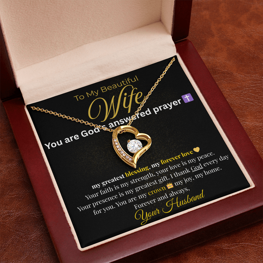 Answered Prayer Necklace | Elegant Gift for Wife π