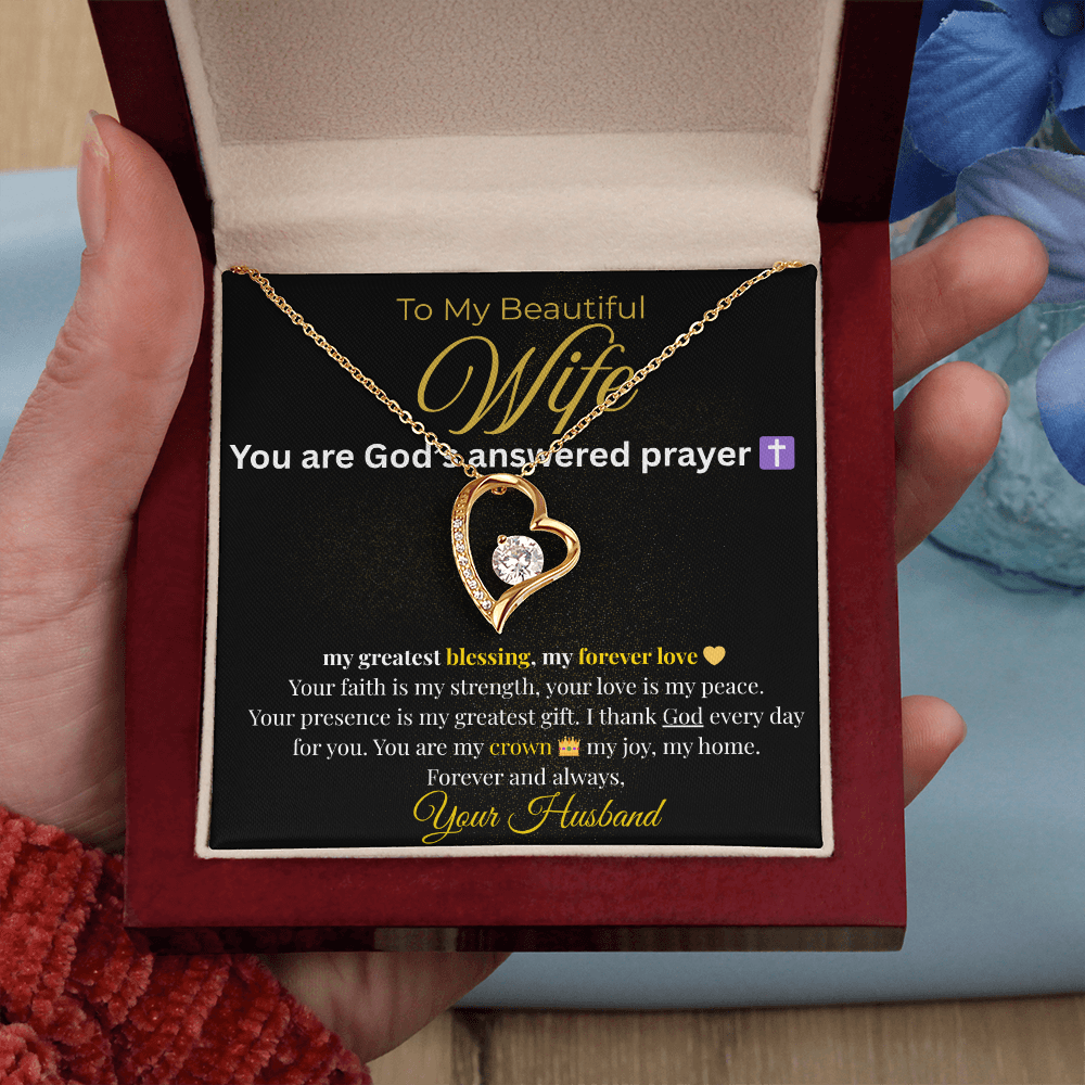 Answered Prayer Necklace | Elegant Gift for Wife π