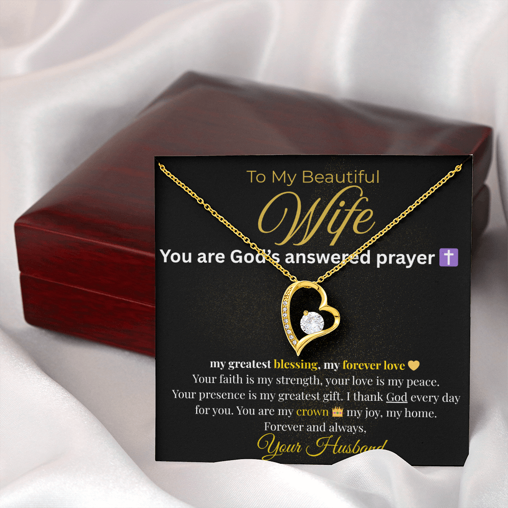 Answered Prayer Necklace | Elegant Gift for Wife π