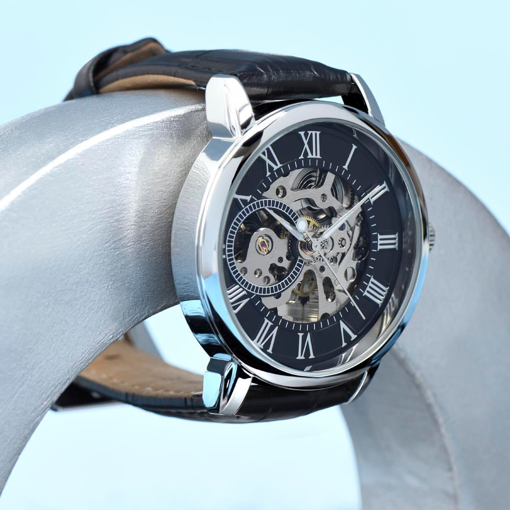 dad to son openwork watch gift