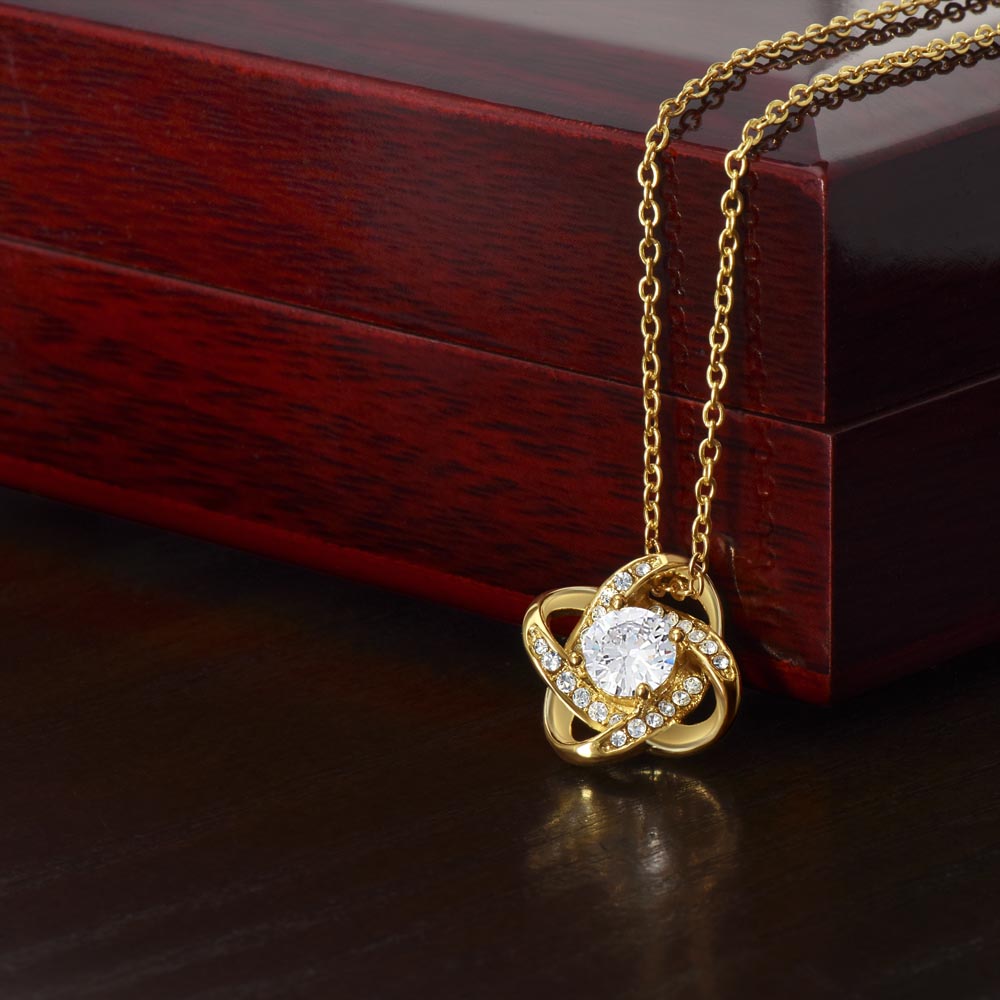 Dad & Daughter Love Knot Necklace – Sentimental Keepsake Gift