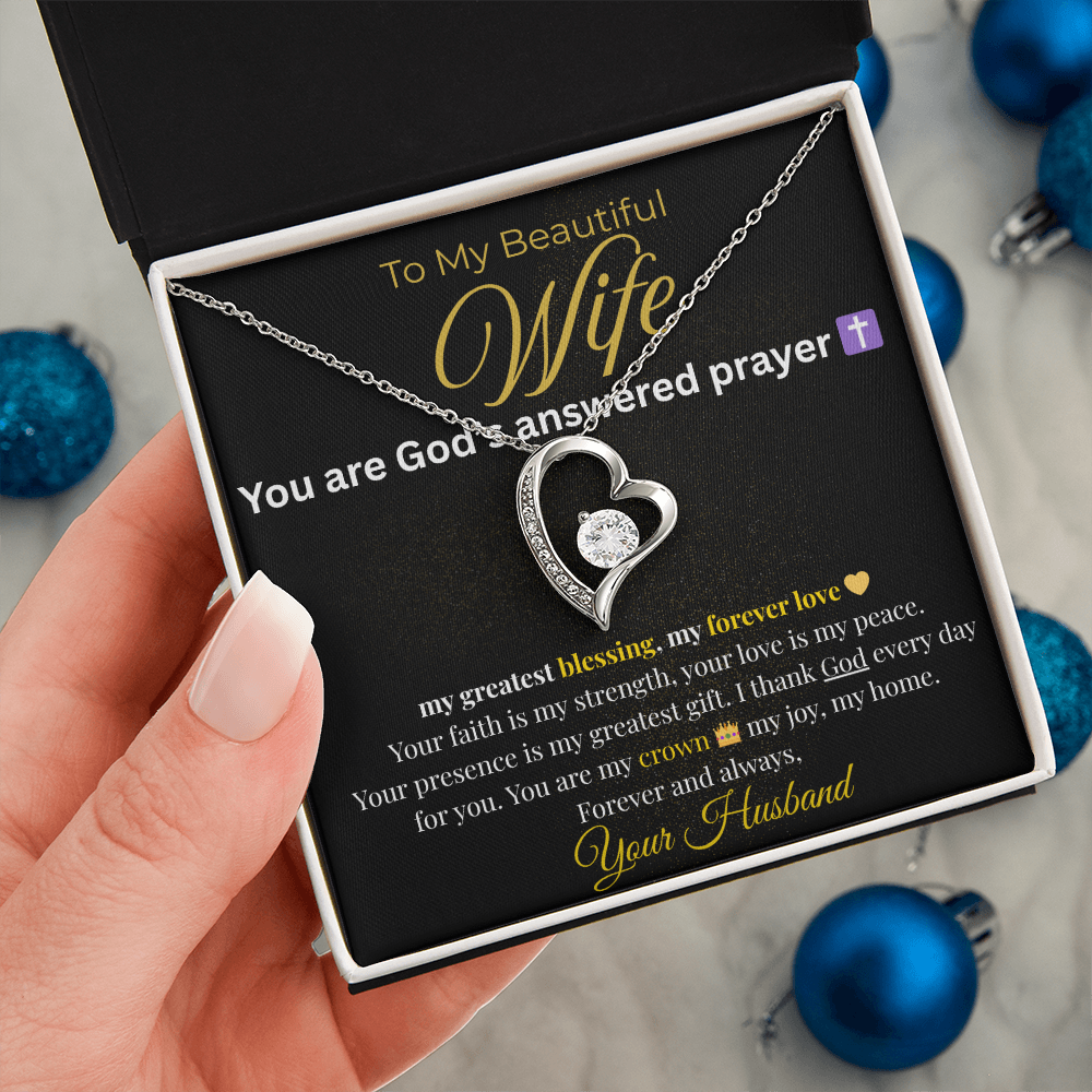Answered Prayer Necklace | Elegant Gift for Wife π
