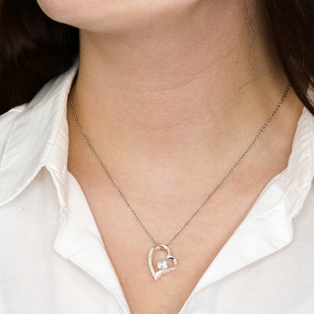 Dad to Daughter Forever Love Necklace gift.