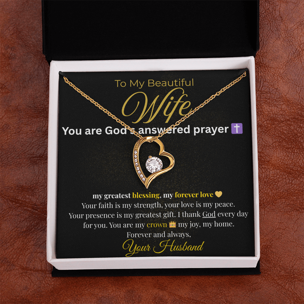 Answered Prayer Necklace | Elegant Gift for Wife π
