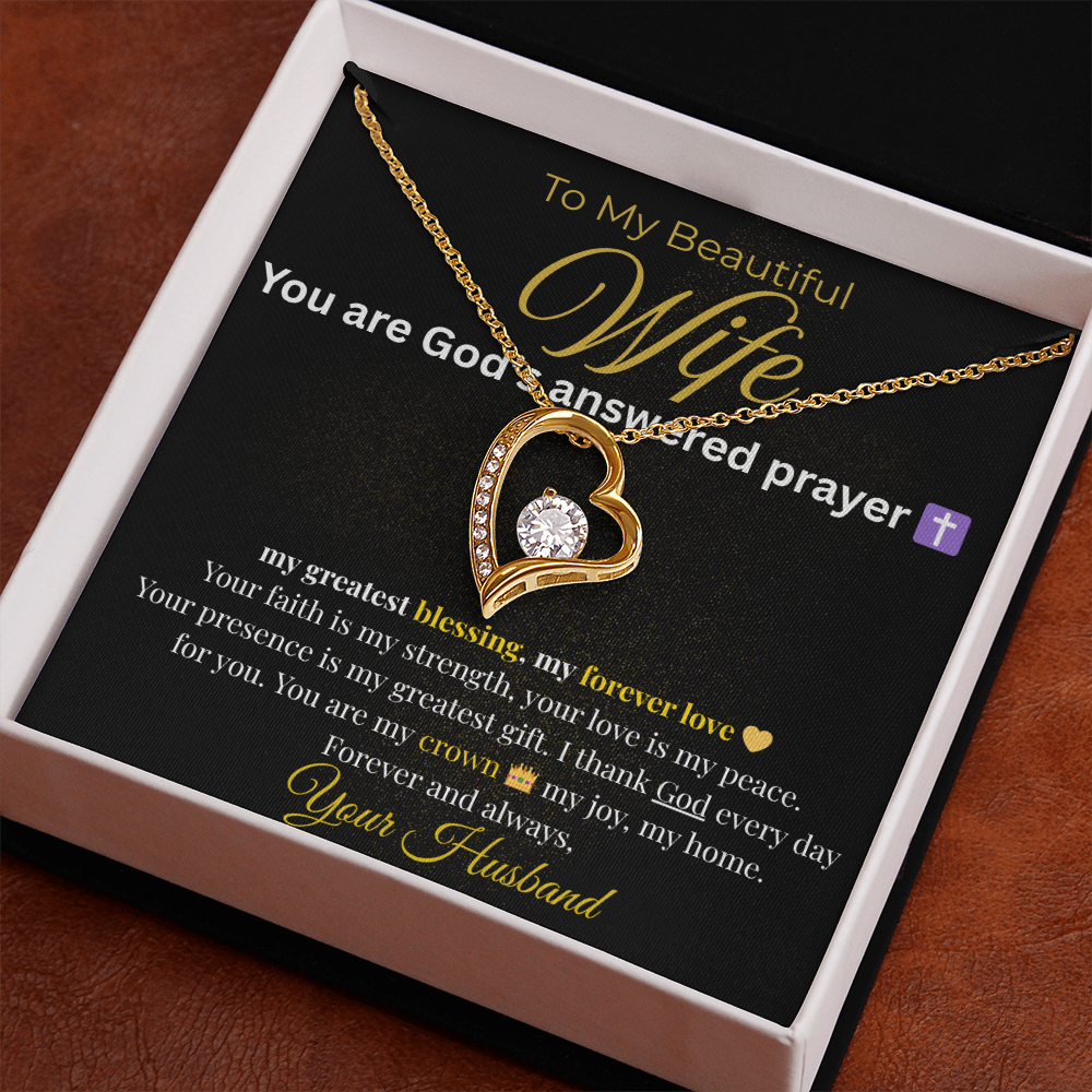 Answered Prayer Necklace | Elegant Gift for Wife π