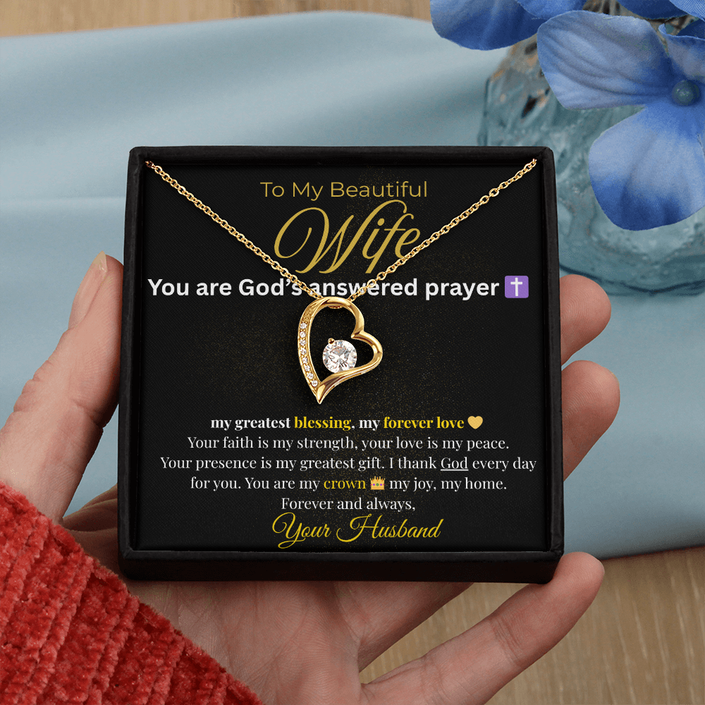 Answered Prayer Necklace | Elegant Gift for Wife π