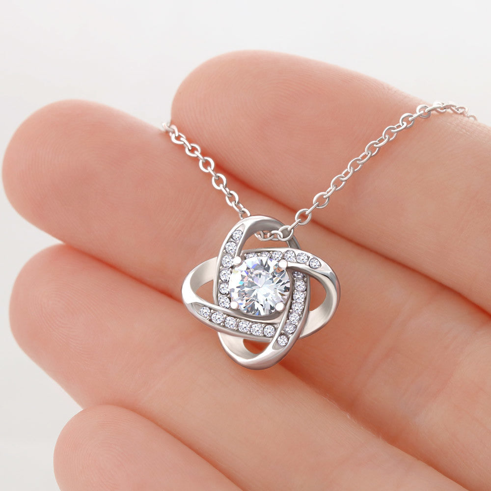 Love Knot Necklace For Mom – A Gift She’ll Treasure Forever| Meaningful Gift from Daughter