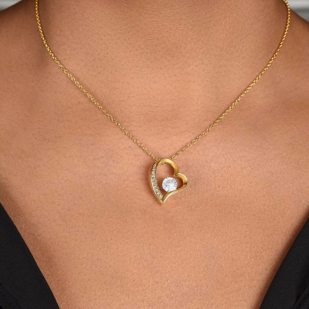 Forever Love Necklace |Happy Birthday Day🎁 Gift for Mom from Son or Daughter| Free LED Gift Box